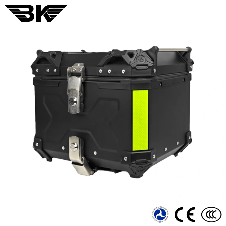 Baúl de motocicleta de aluminio
