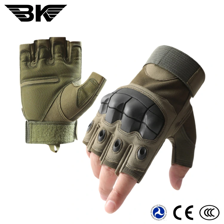Guantes de moto todoterreno de medio dedo