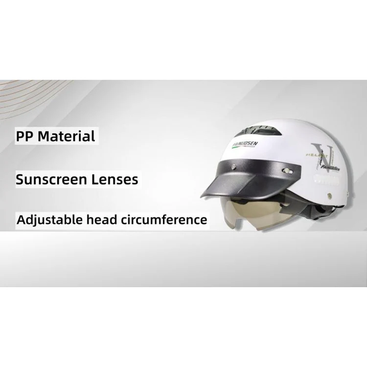 Medio casco de motocicleta PP