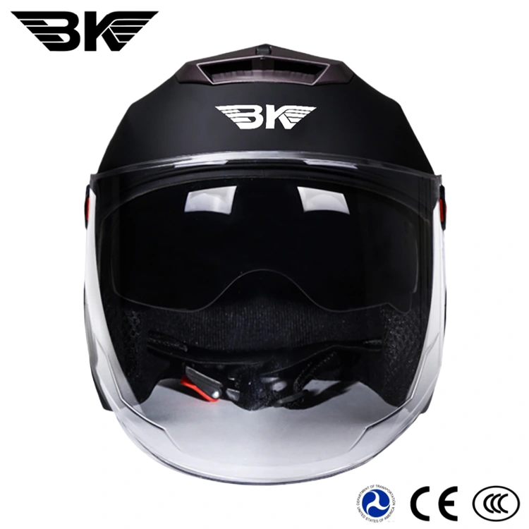 Cascos de moto 3/4 unisex con visera