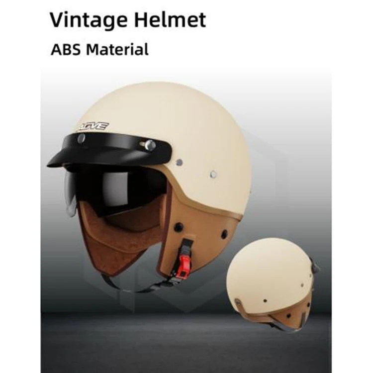 Medios cascos de moto vintage